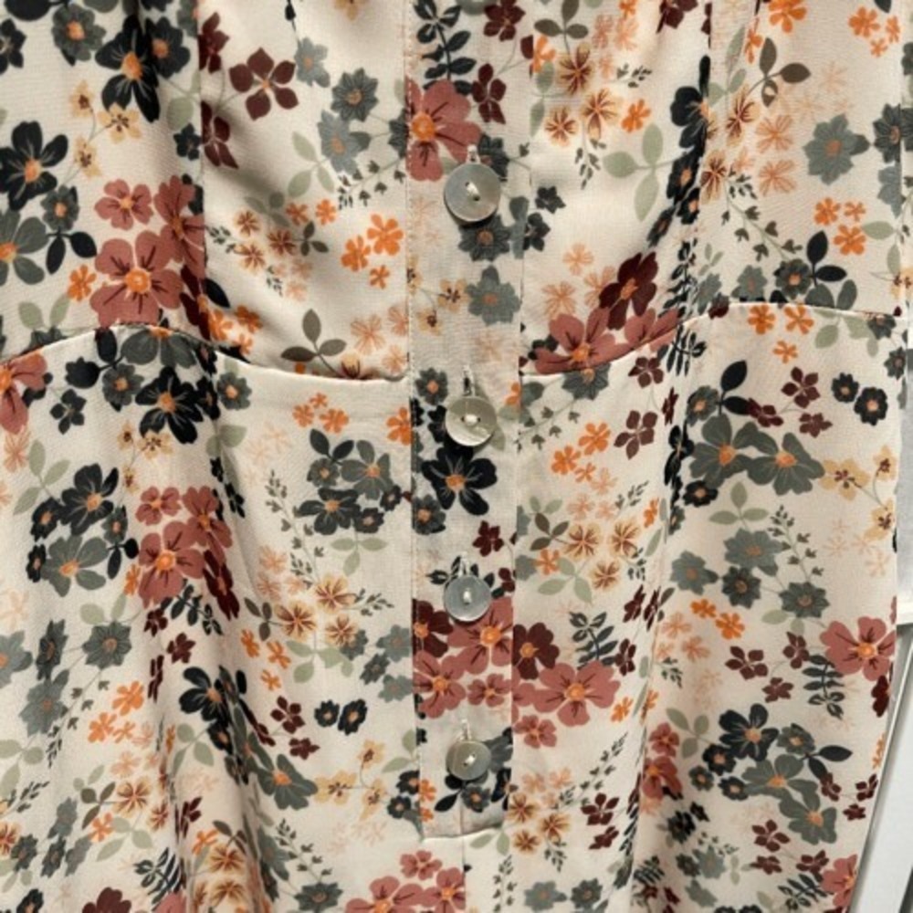 Tularosa Waverly Off Shoulder Floral Wide Leg Jumpsuit XS - Picture 4 of 10